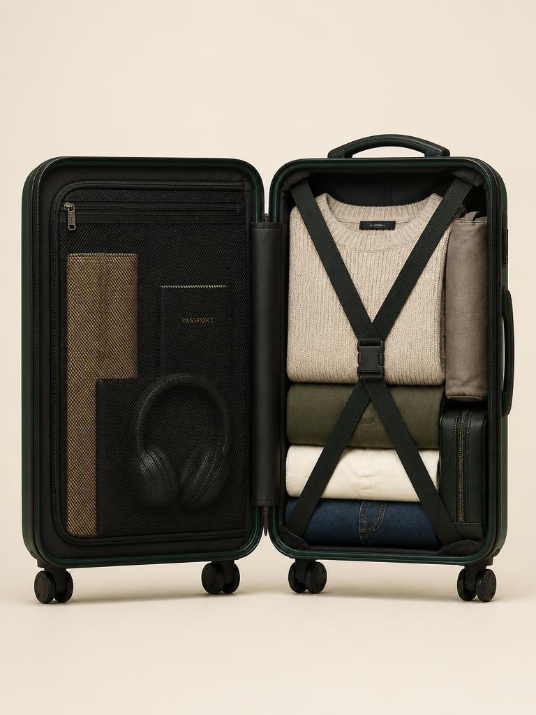 TroveKnot suitcase interior